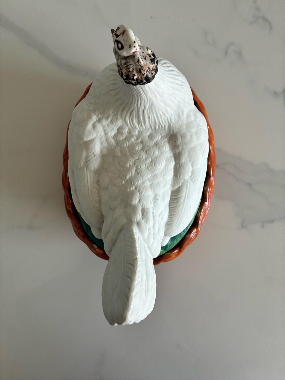Large Vintage 1900s English Staffordshire Hen on a nest - Picture 4 of 16